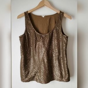 J Crew Sequined Top, Medium